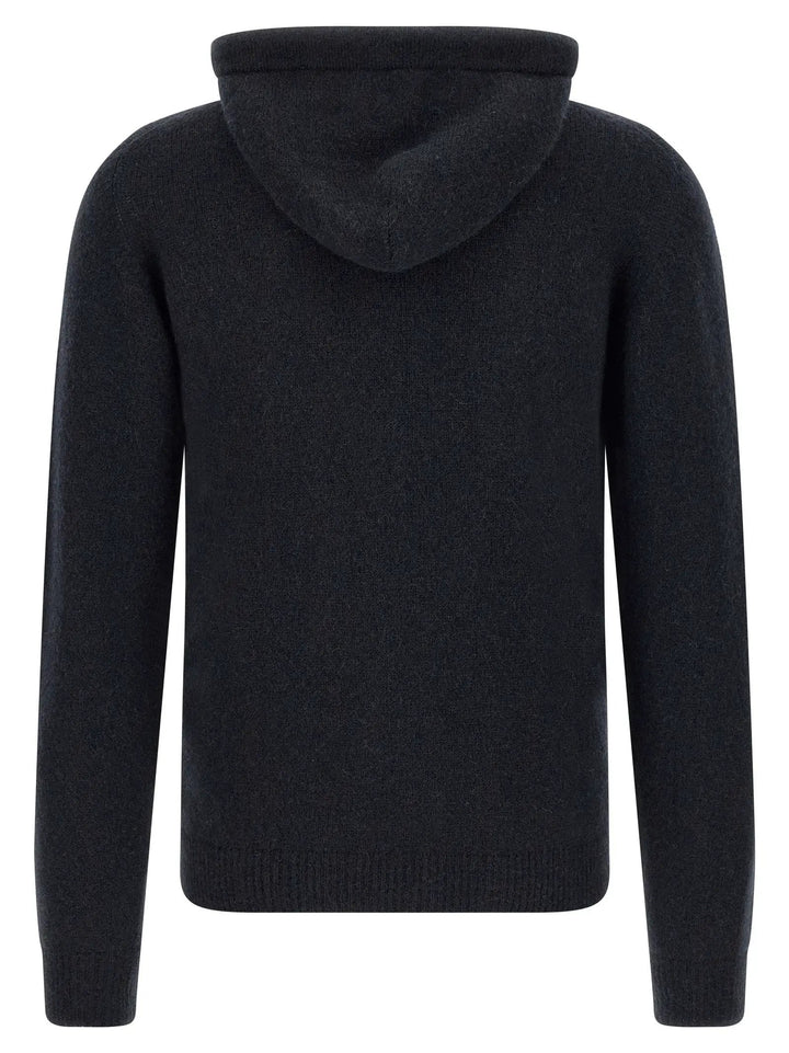 Roberto Collina Blue Wool Cardigan