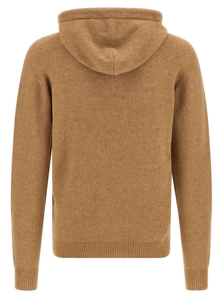 Roberto Collina Beige Wool Cardigan