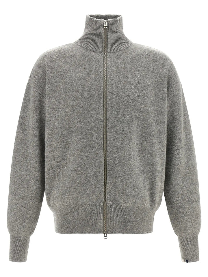 Extreme Cashmere Gray Cashmere Cardigan