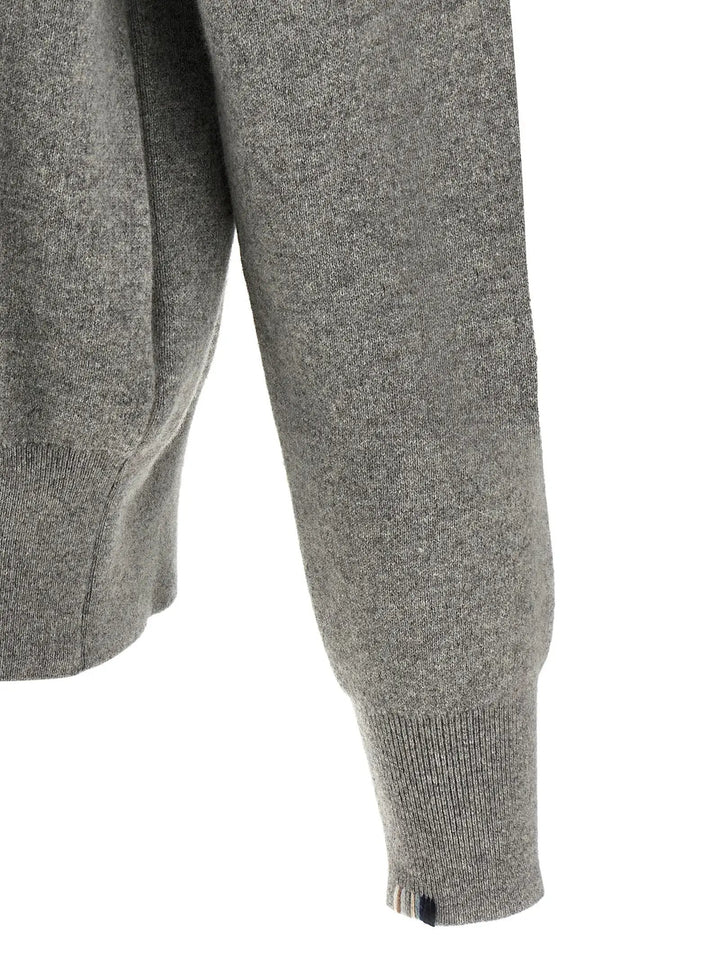 Extreme Cashmere Gray Cashmere Cardigan