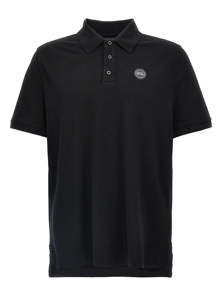 Canada Goose Black Cotton Polo Shirt