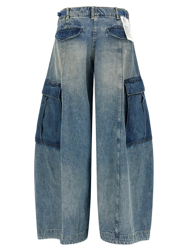R13 Blue Cotton Jeans Denim
