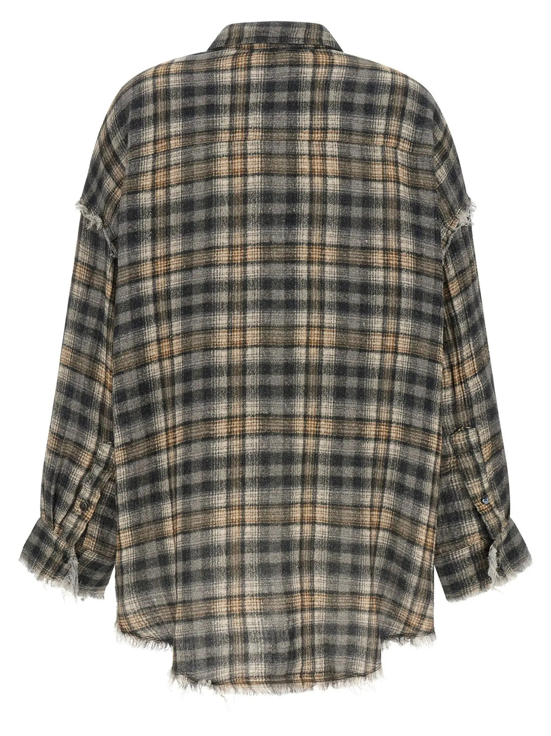R13 Gray Cotton Blouse