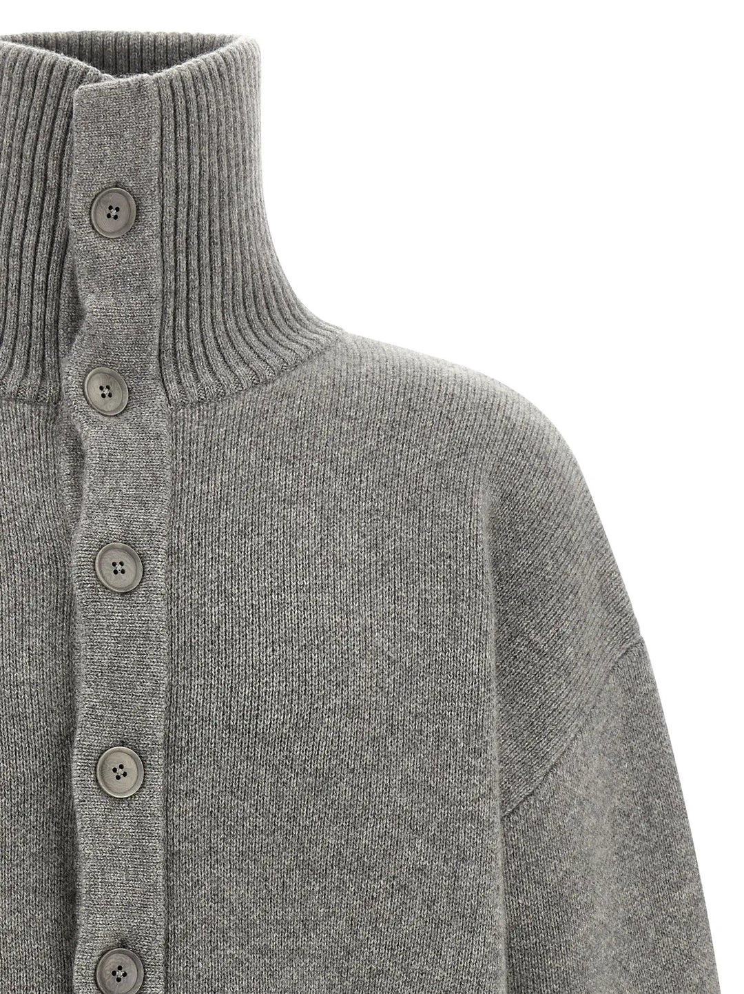 Extreme Cashmere Gray Cashmere Cardigan