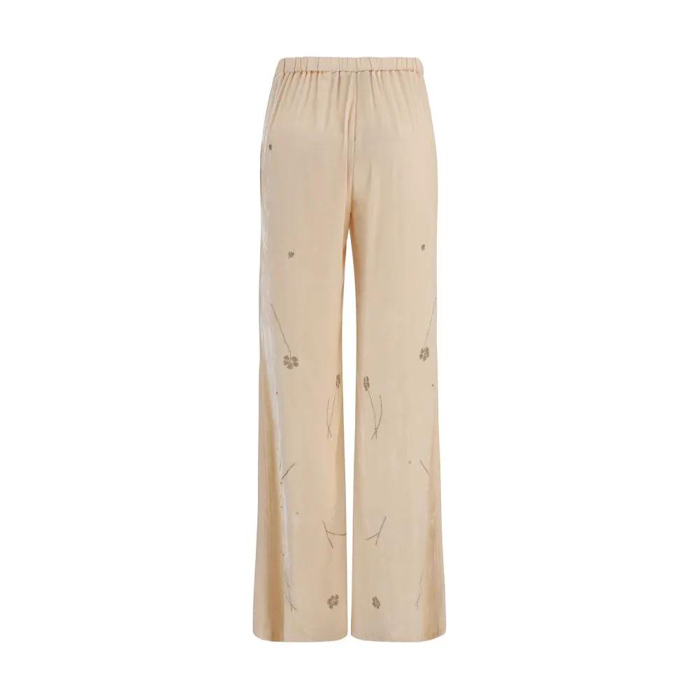 Forte_Forte Sample Sale | Forte_Forte Multicolor Viscose Flared Pants - | Designer outlet