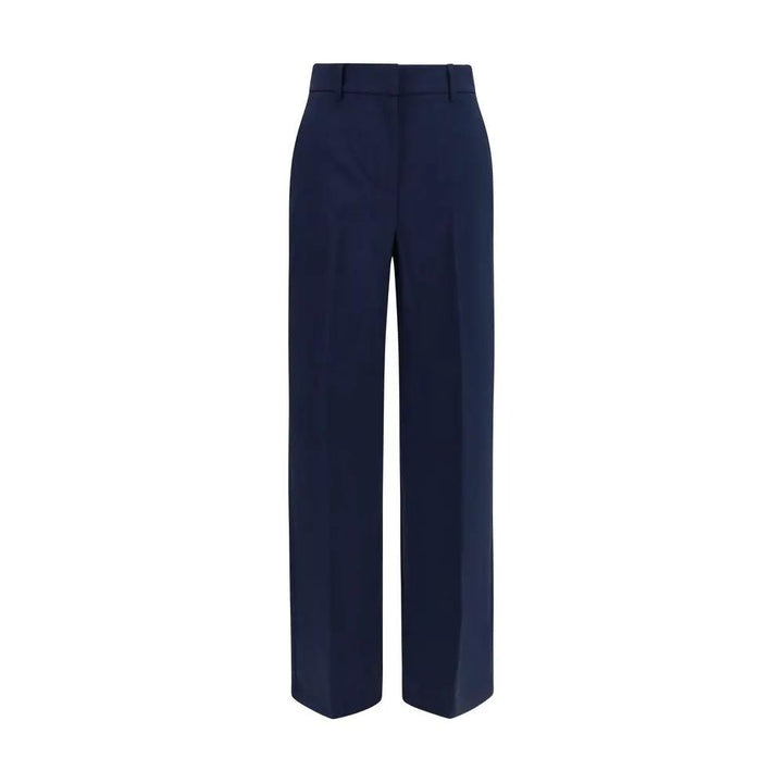 Max Mara Blue Wool Oves Aries Casual Pants