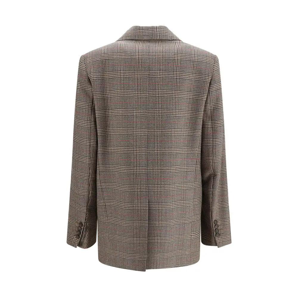 Max Mara Brown Wool Oves Aries Blazer