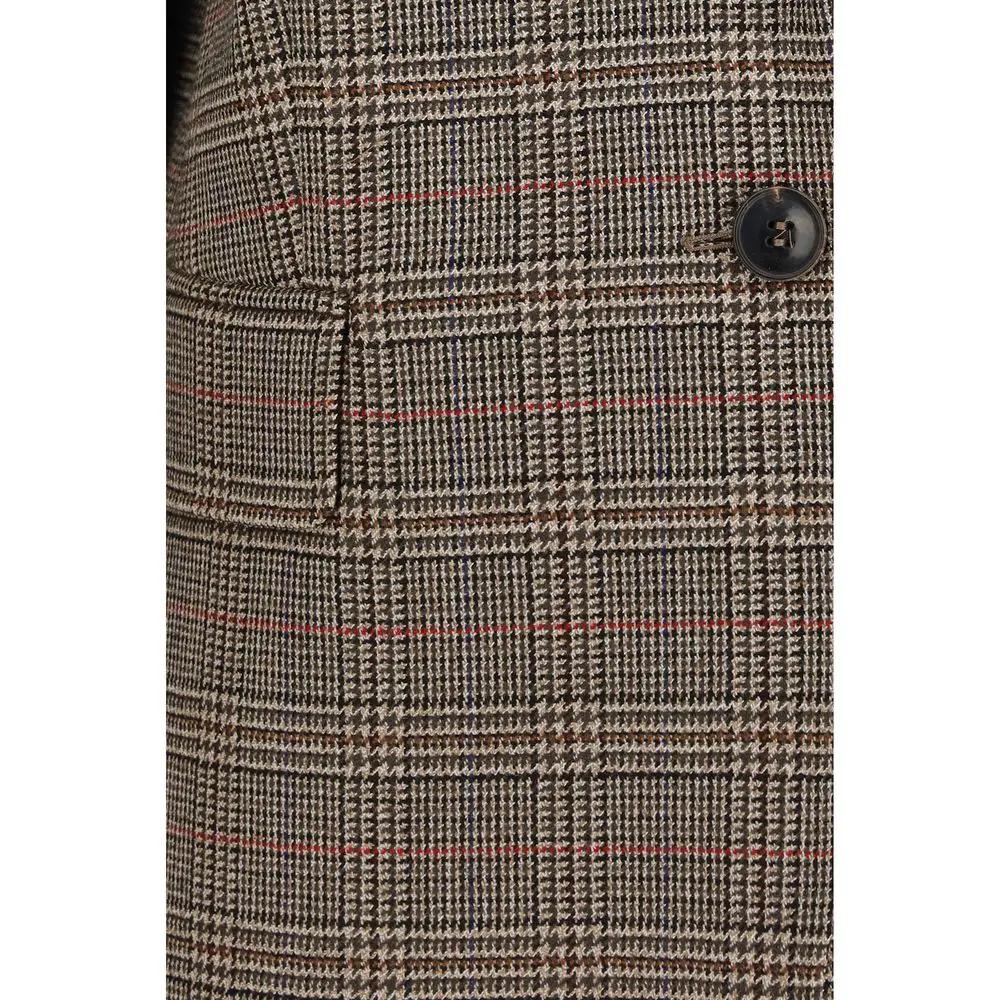 Max Mara Brown Wool Oves Aries Blazer