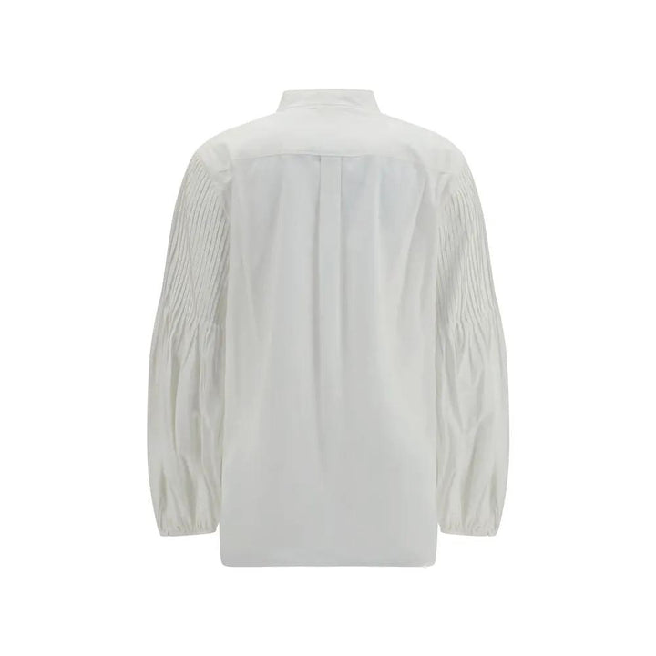 Max Mara White Cotton Blouse