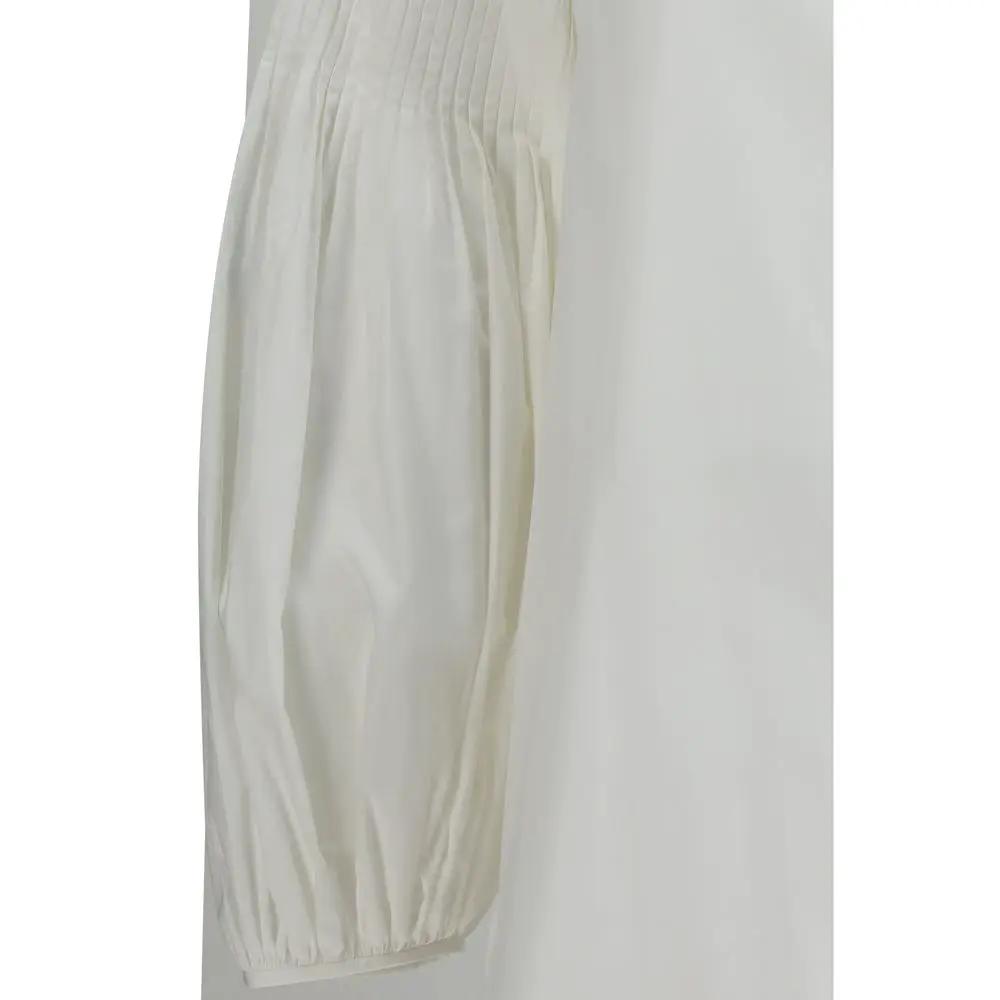Max Mara White Cotton Blouse