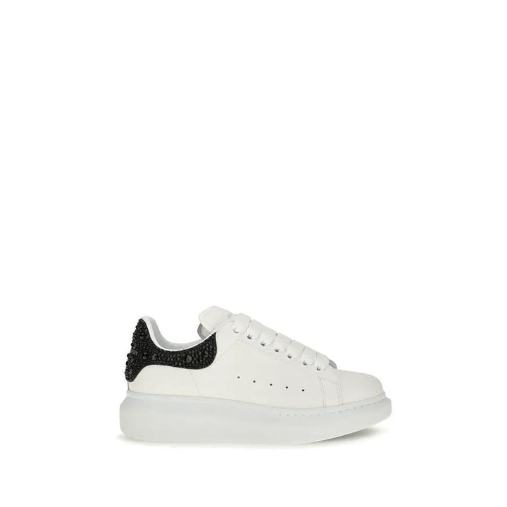 Alexander McQueen White Calf Leather Bos Taurus Chunky Sneakers