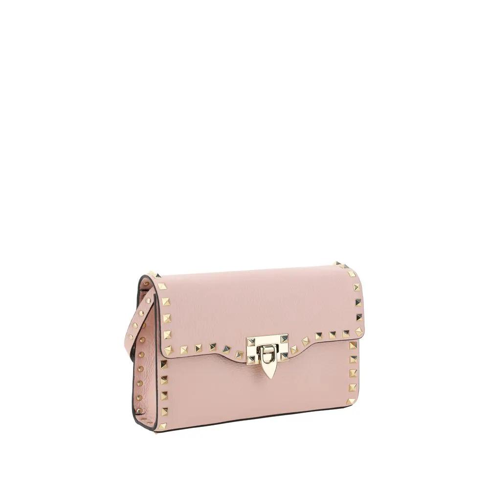 Valentino Garavani Sample Sale | Valentino Garavani Pink Calf Leather Bos Taurus Shoulder Bag - | Designer outlet