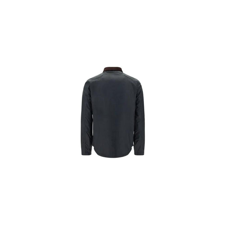 Barbour Black Cotton Full-Length Jacket