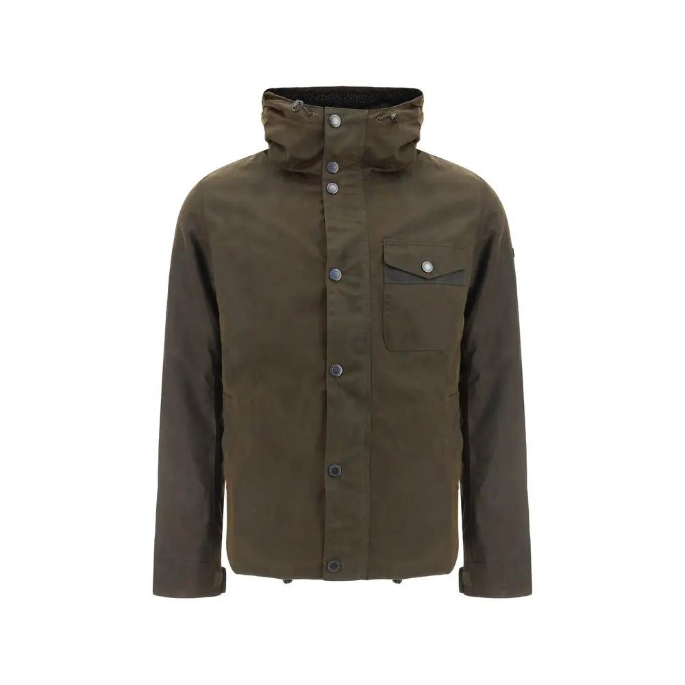 Barbour Bicolor Cotton Shell Jacket