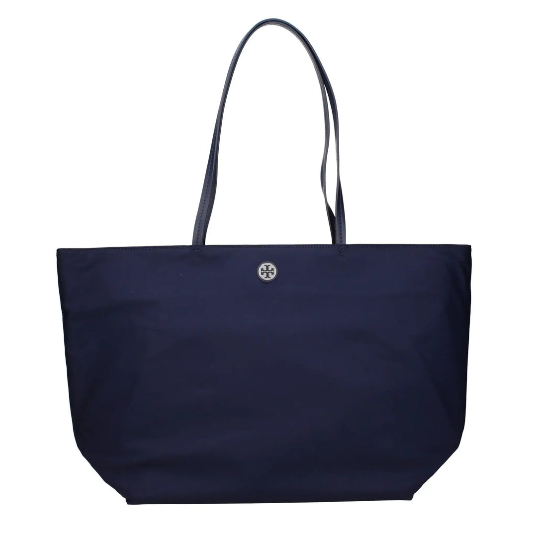 Tory Burch Blue Fabric Shoulder Bag