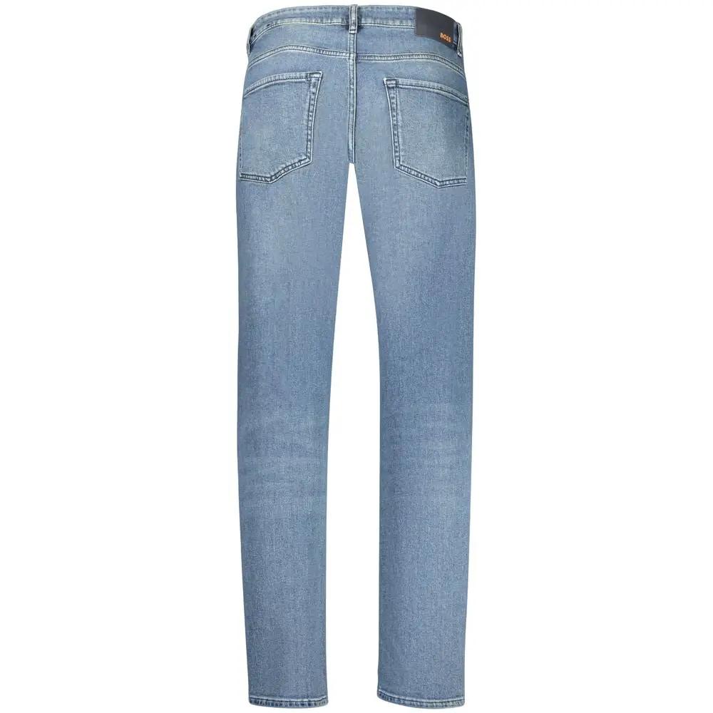 Hugo Boss Sample Sale | Hugo Boss Blue Cotton Men's Regular-Fit Jeans - | Designer outlet