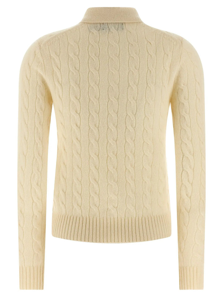 Polo Ralph Lauren White Wool Polo Shirt