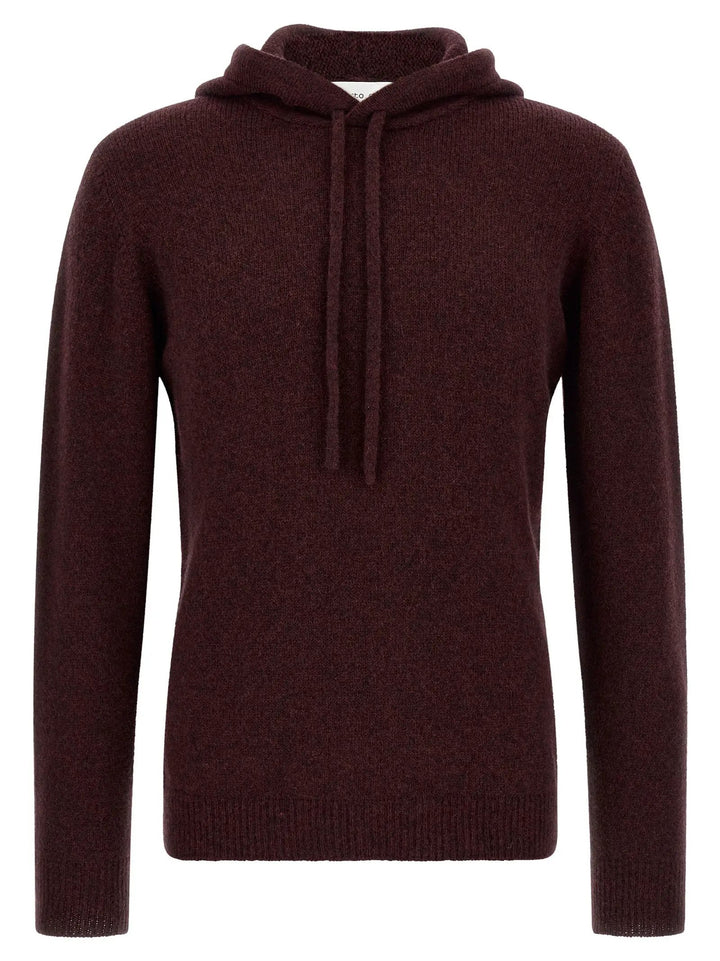 Roberto Collina Bordeaux Wool Cardigan