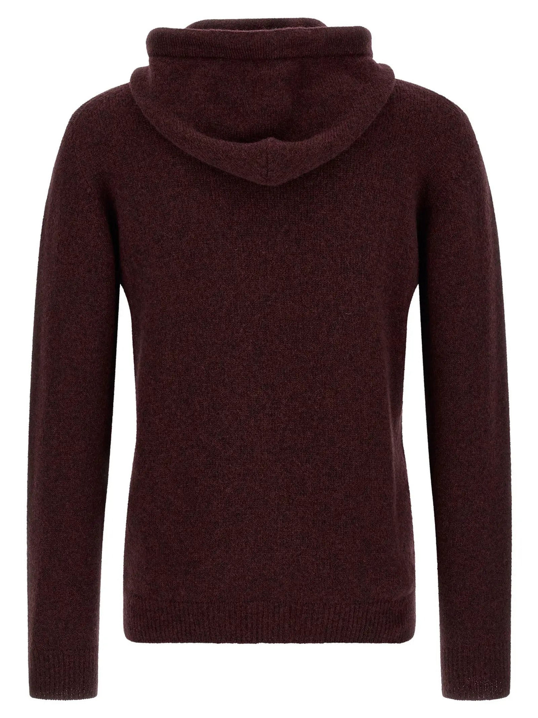 Roberto Collina Bordeaux Wool Cardigan