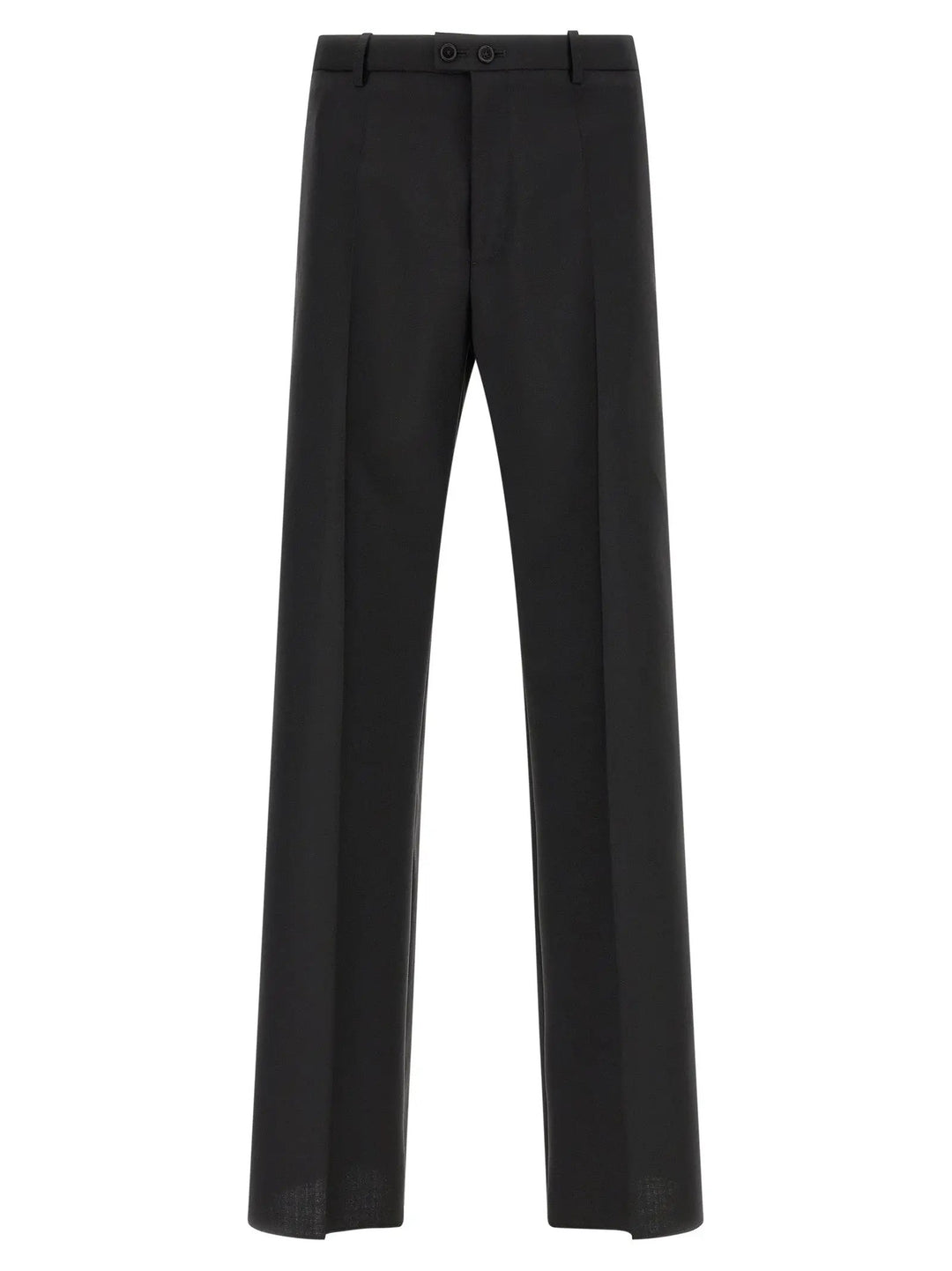 Jil Sander Black Virgin Wool Dress Pants