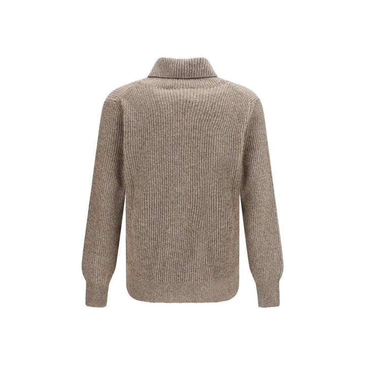Brooksfield Beige Wool Oves Aries Cardigan