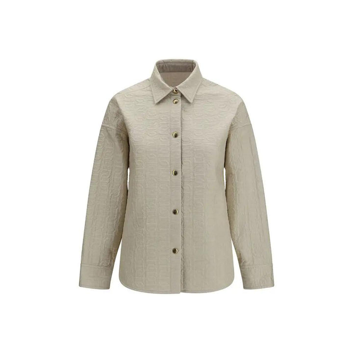 Moncler Beige Polyamide Full-Length Jacket