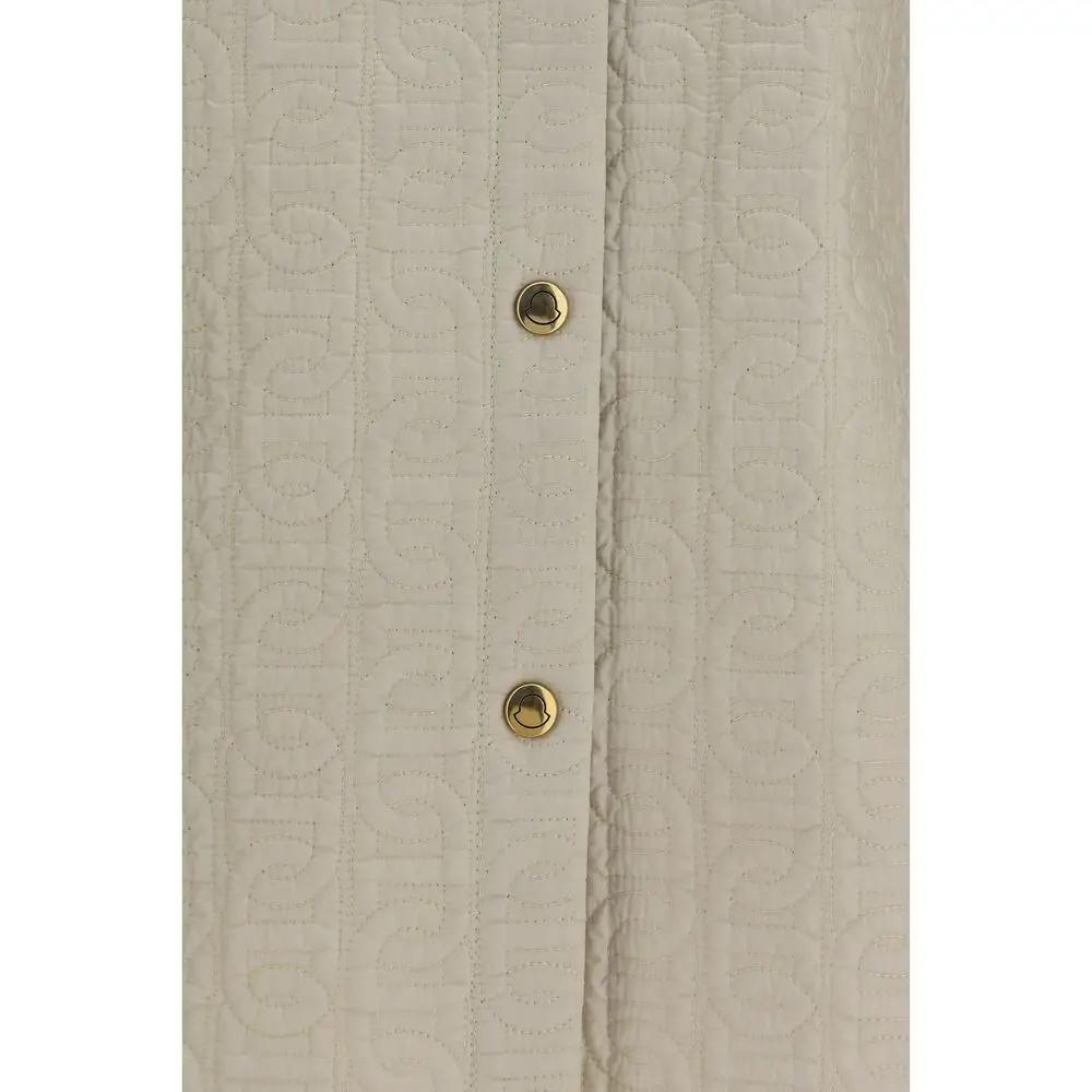Moncler Beige Polyamide Full-Length Jacket