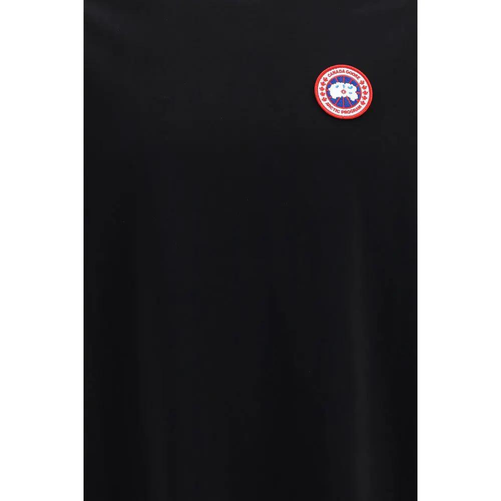 Canada Goose Black Cotton Long Sleeve T-Shirt