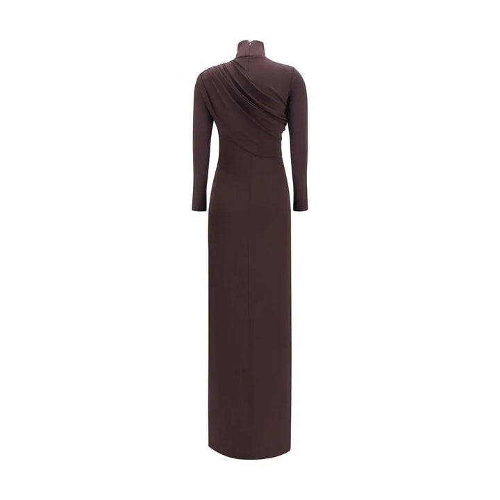 Courrèges Brown Viscose Casual Dress