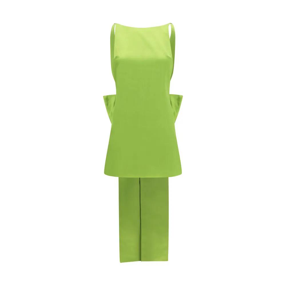 Self-Portrait Bicolor Polyester Casual Dress