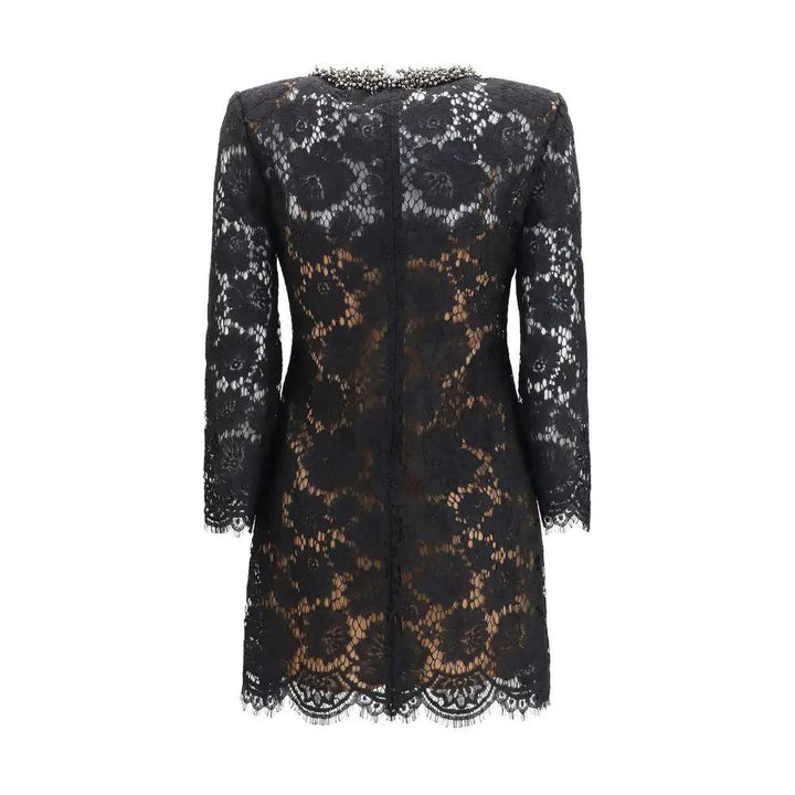 Self-Portrait Black Polyamide Casual Dress