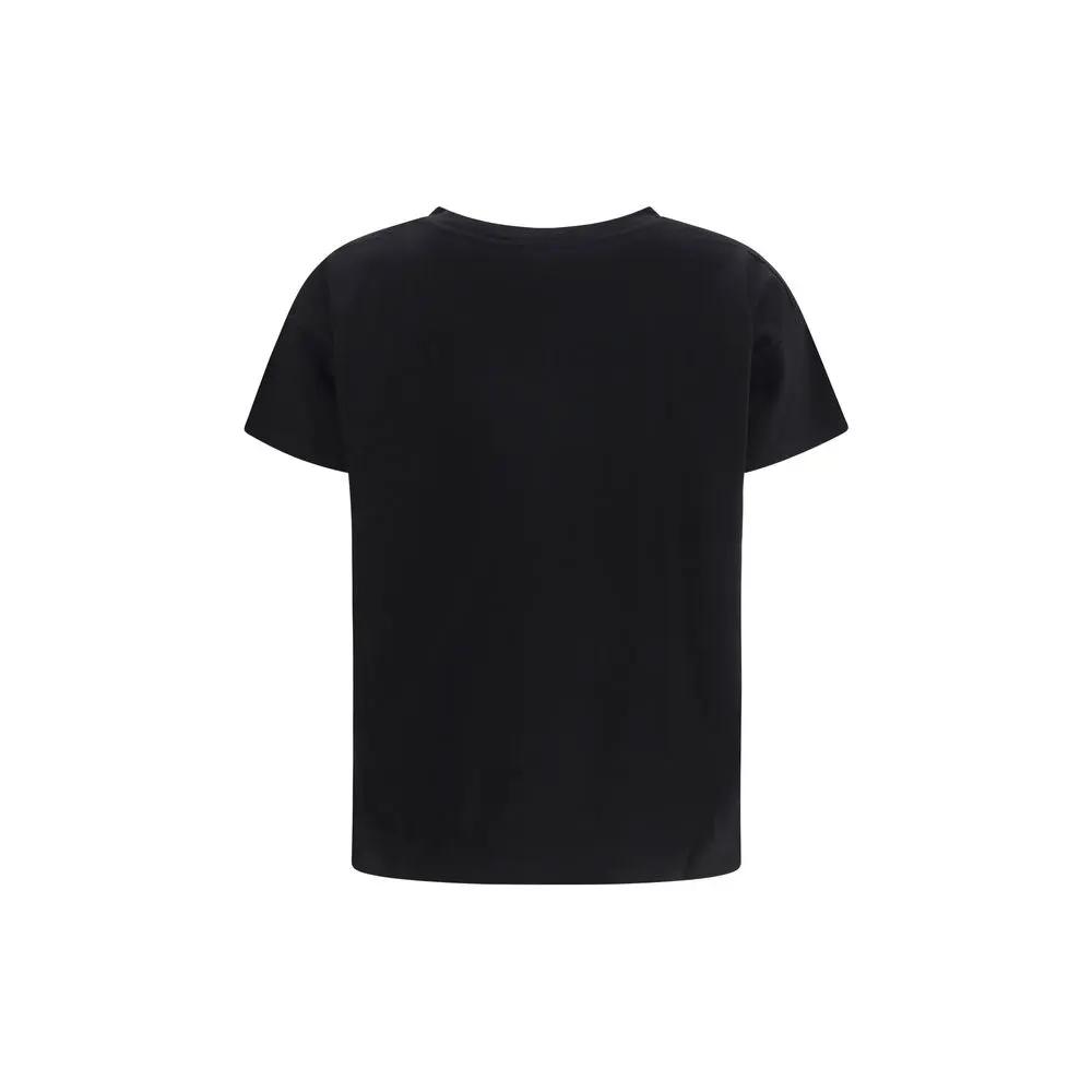 Loulou De Saison Sample Sale | Loulou De Saison Black Cotton T-Shirt - | Designer outlet