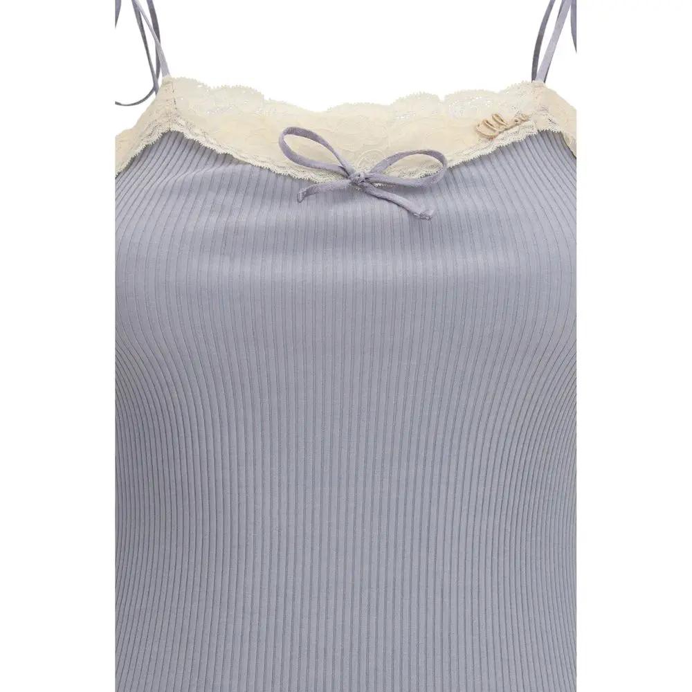 Chloé Blue Cashmere T-Shirt