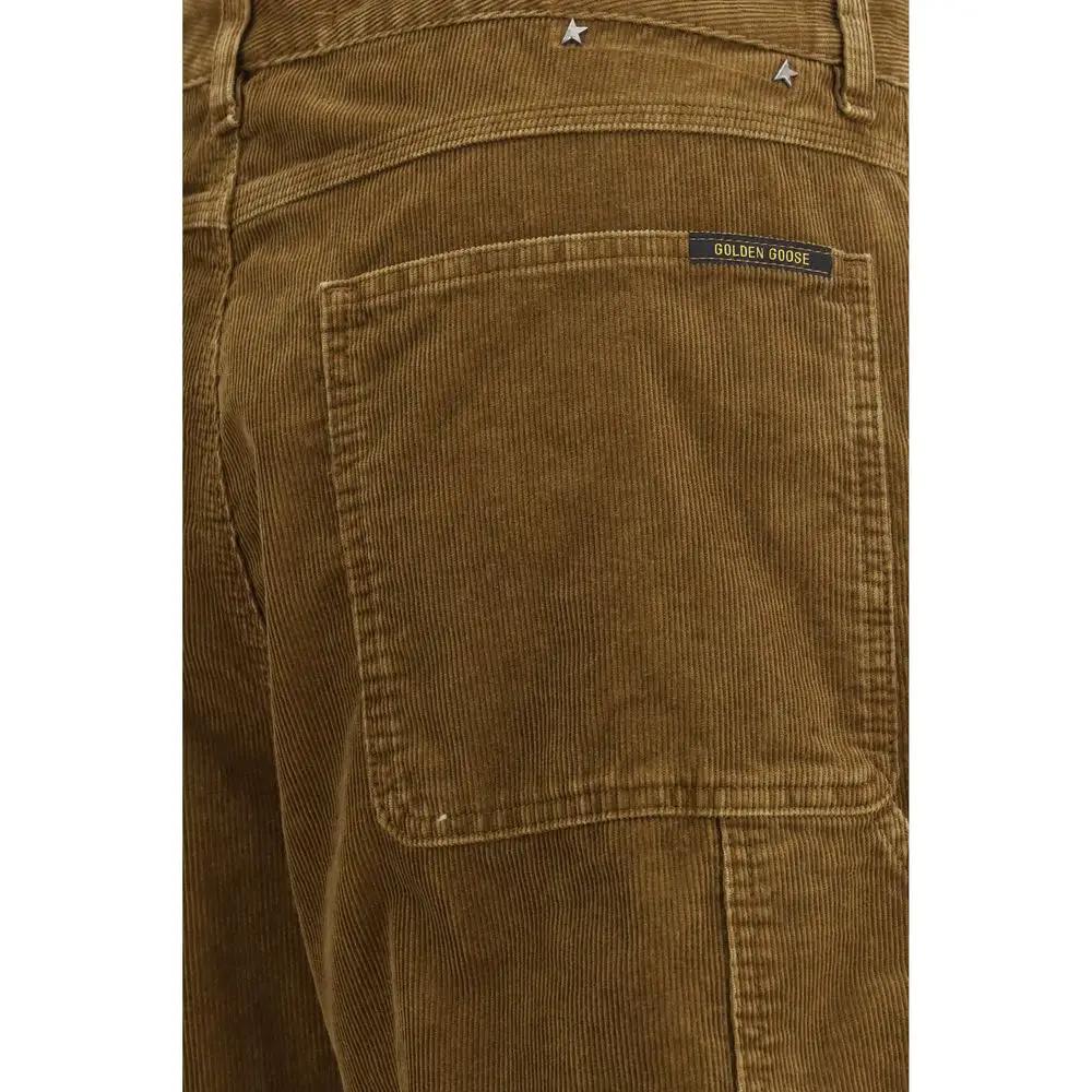 Golden Goose Brown Cotton Cargo Pants