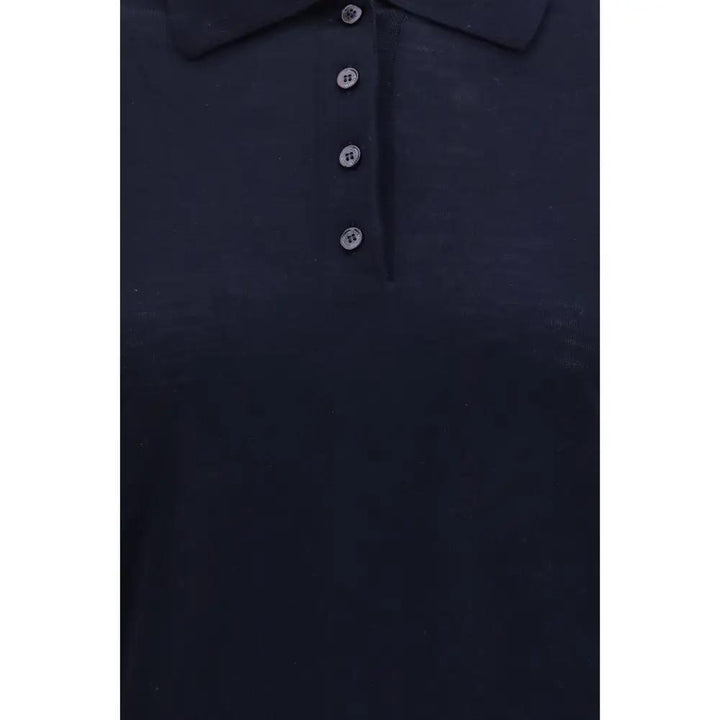 Golden Goose Blue Wool Oves Aries Shirt
