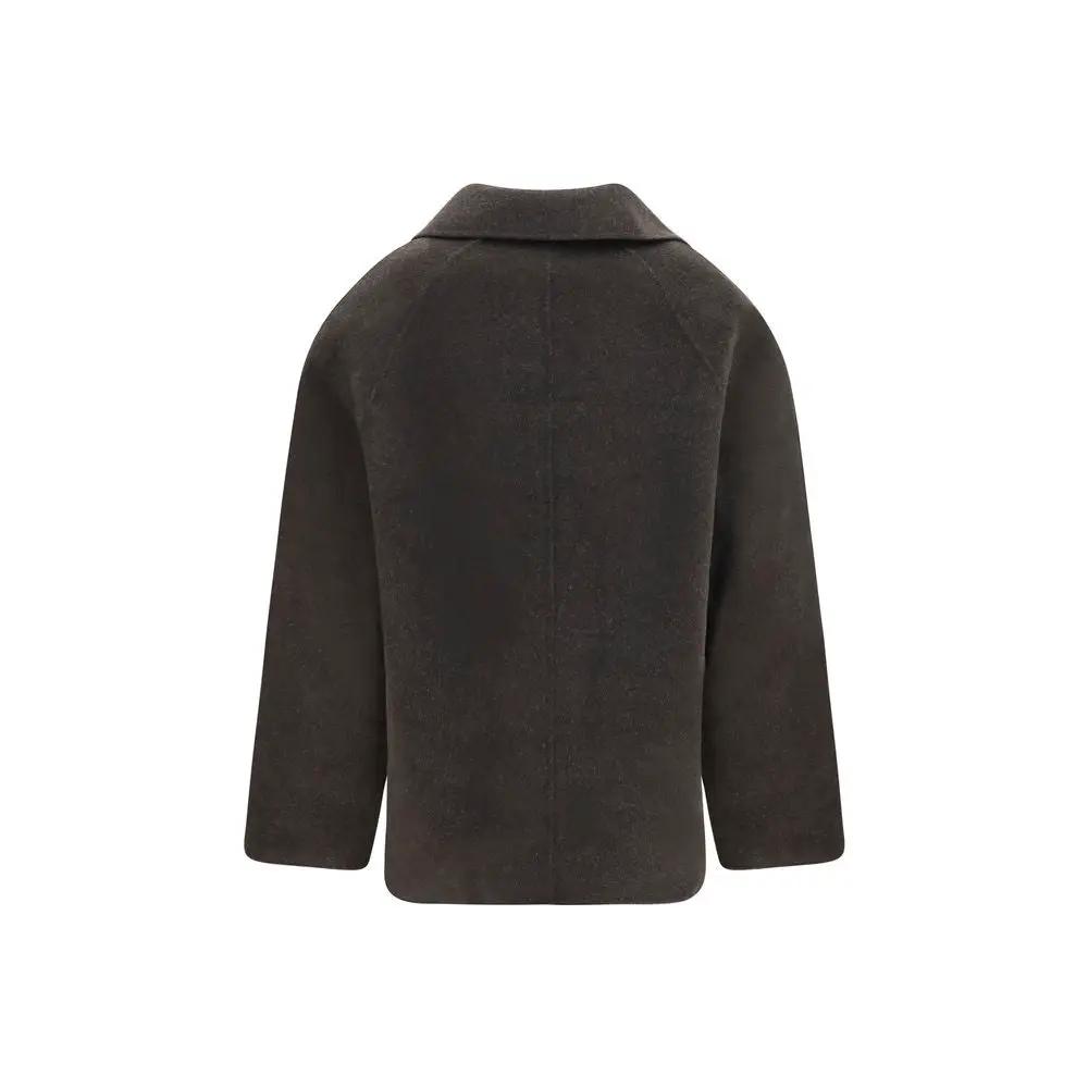 Loulou De Saison Sample Sale | Loulou De Saison Brown Wool Oves Aries Full-Length Jacket - | Designer outlet