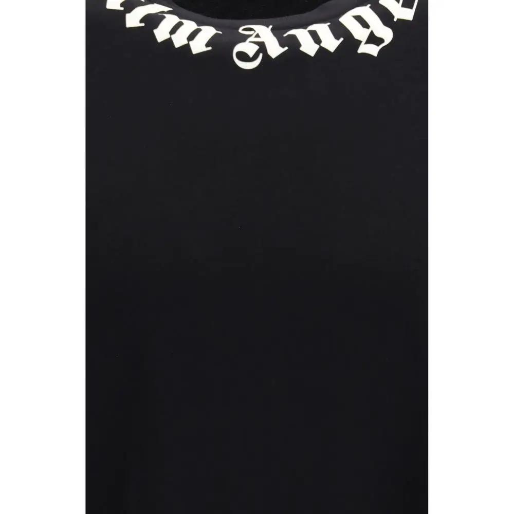 Palm Angels Black Cotton T-Shirt