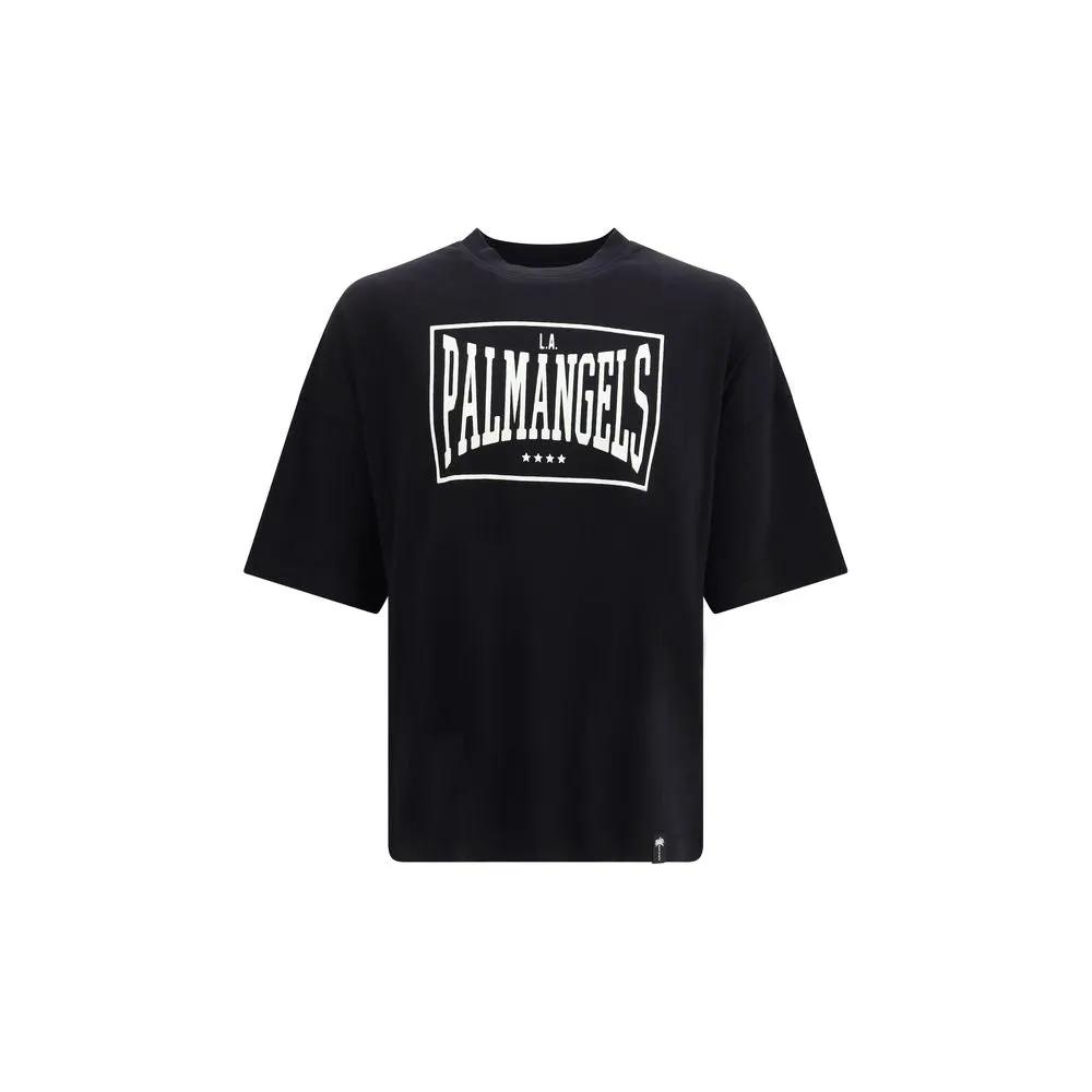 Palm Angels Black Cotton T-Shirt