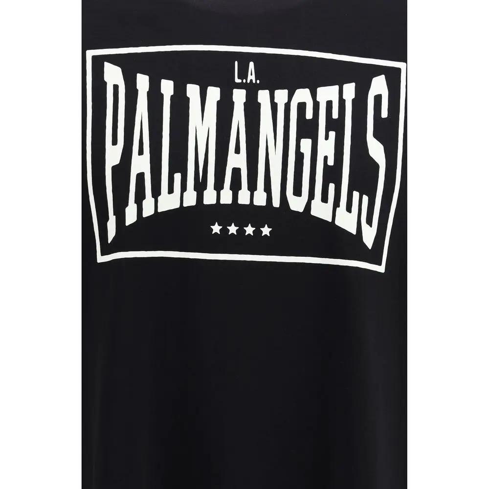 Palm Angels Black Cotton T-Shirt