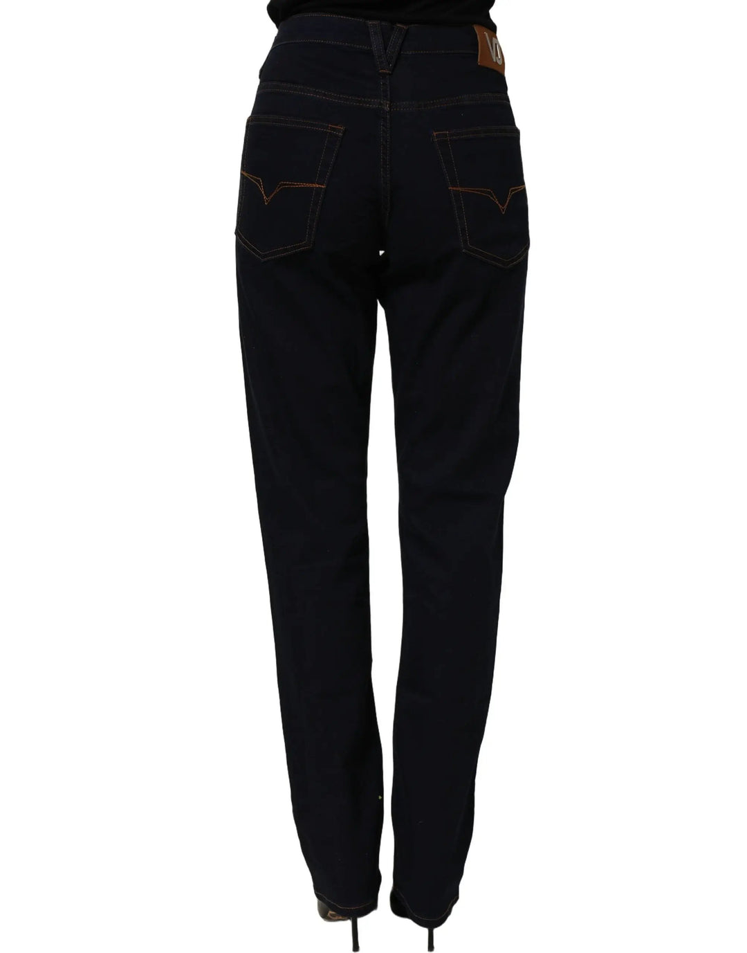 Versace Jeans Couture Blue High Waist Skinny Denim Trouser Jeans