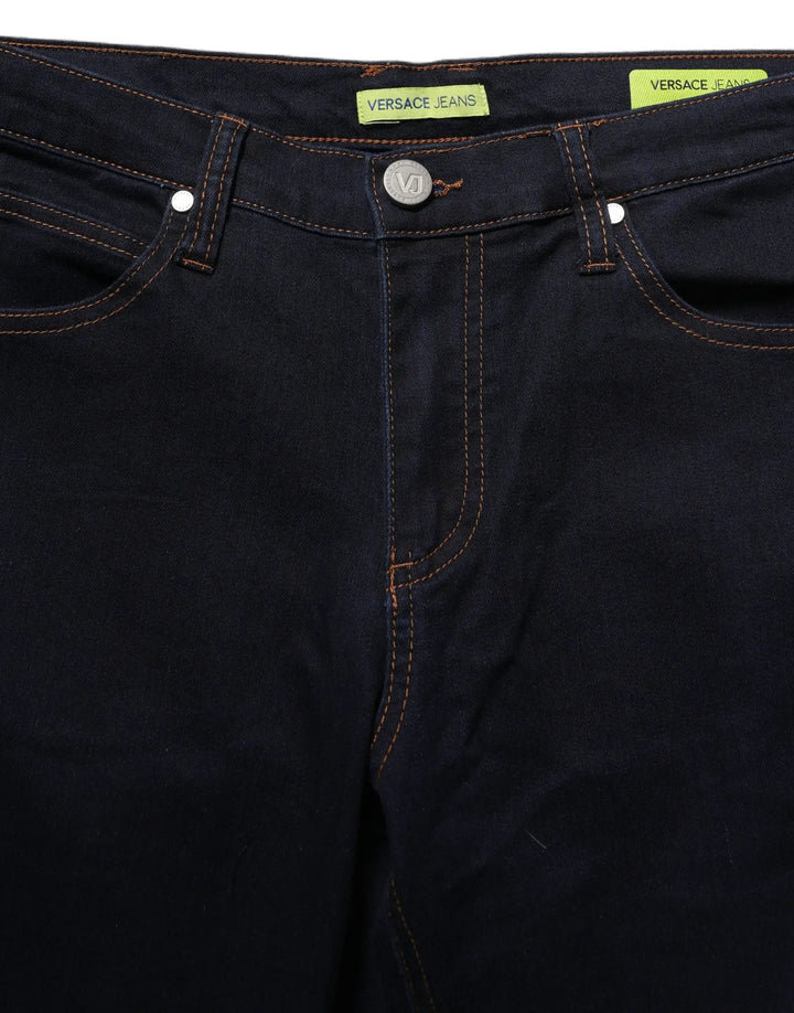 Versace Jeans Couture Blue High Waist Skinny Denim Trouser Jeans
