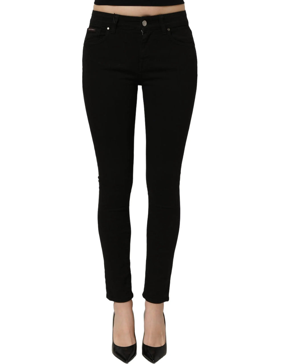Dolce & Gabbana Sample Sale | Dolce & Gabbana Black Cotton Stretch Skinny Denim Jeans - | Designer outlet