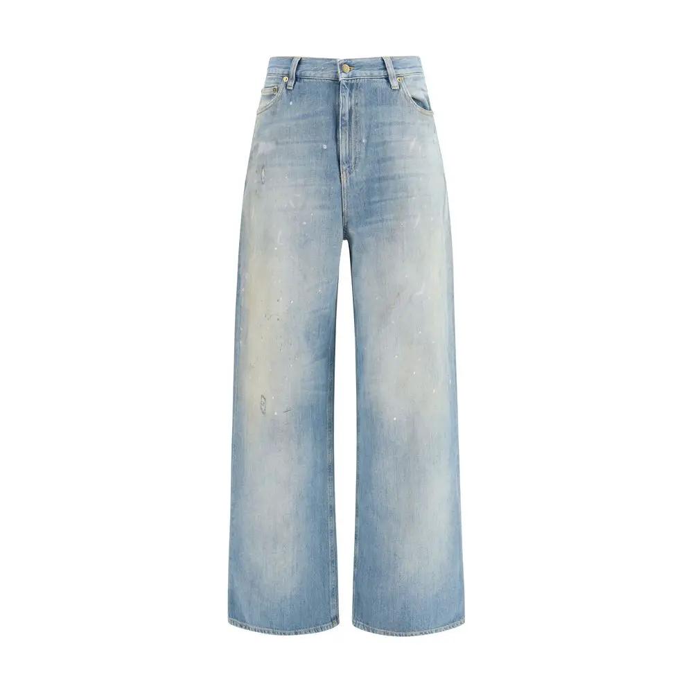 Golden Goose Sample Sale | Golden Goose Blue Cotton Boyfriend Jeans - | Designer outlet