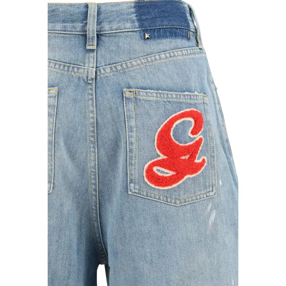 Golden Goose Sample Sale | Golden Goose Blue Cotton Boyfriend Jeans - | Designer outlet