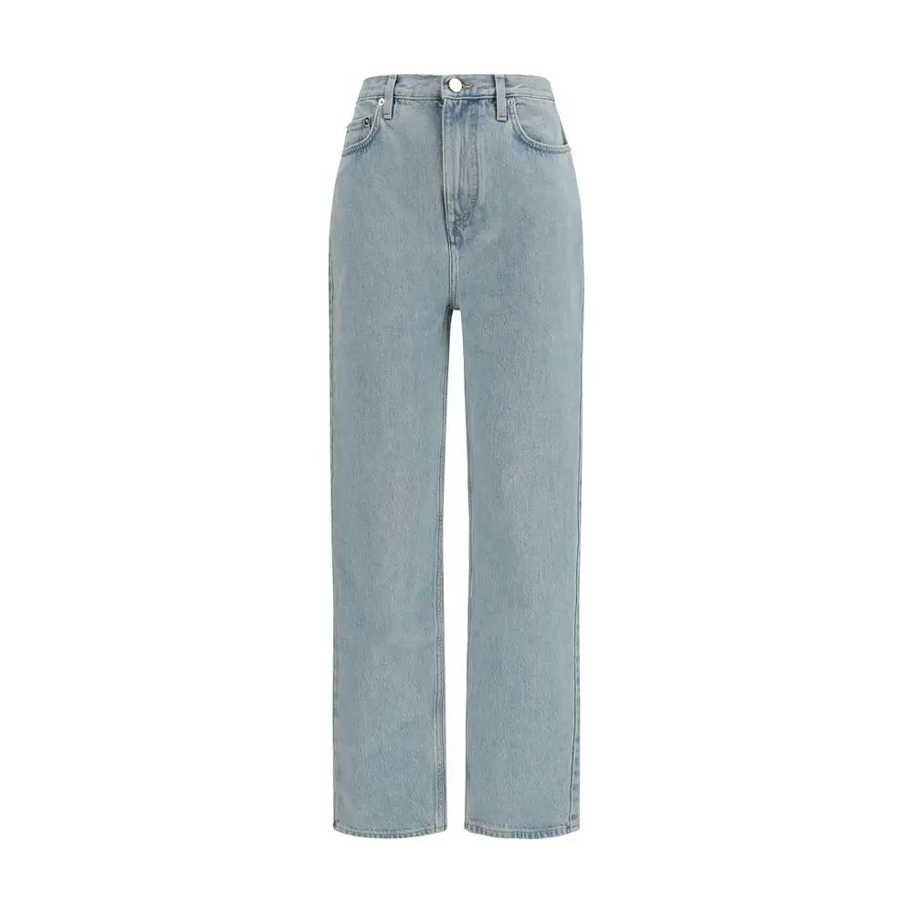 Loulou De Saison Sample Sale | Loulou De Saison Blue Cotton Straight-Leg Jeans - | Designer outlet