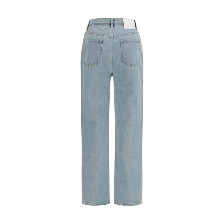 Loulou De Saison Sample Sale | Loulou De Saison Blue Cotton Straight-Leg Jeans - | Designer outlet