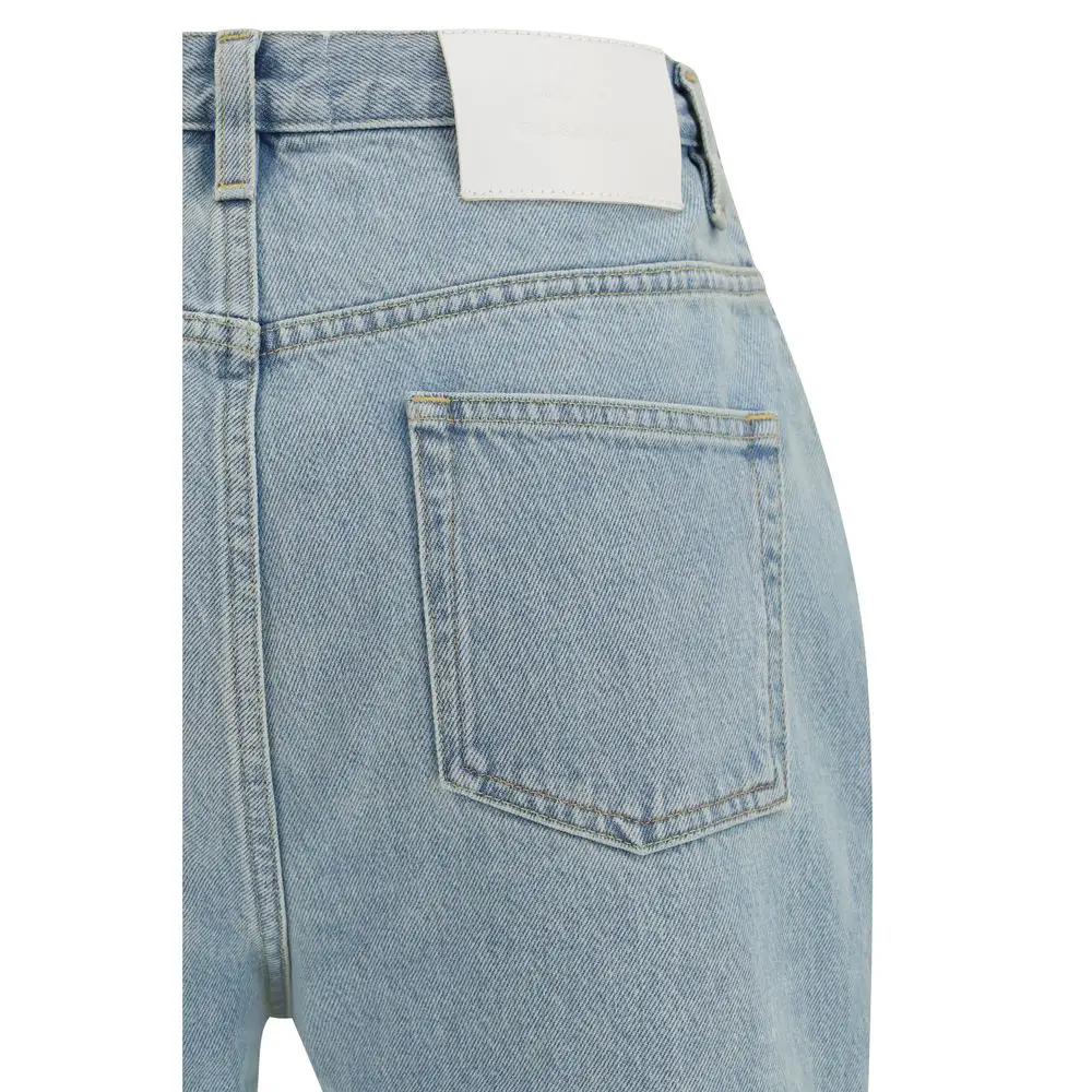 Loulou De Saison Sample Sale | Loulou De Saison Blue Cotton Straight-Leg Jeans - | Designer outlet