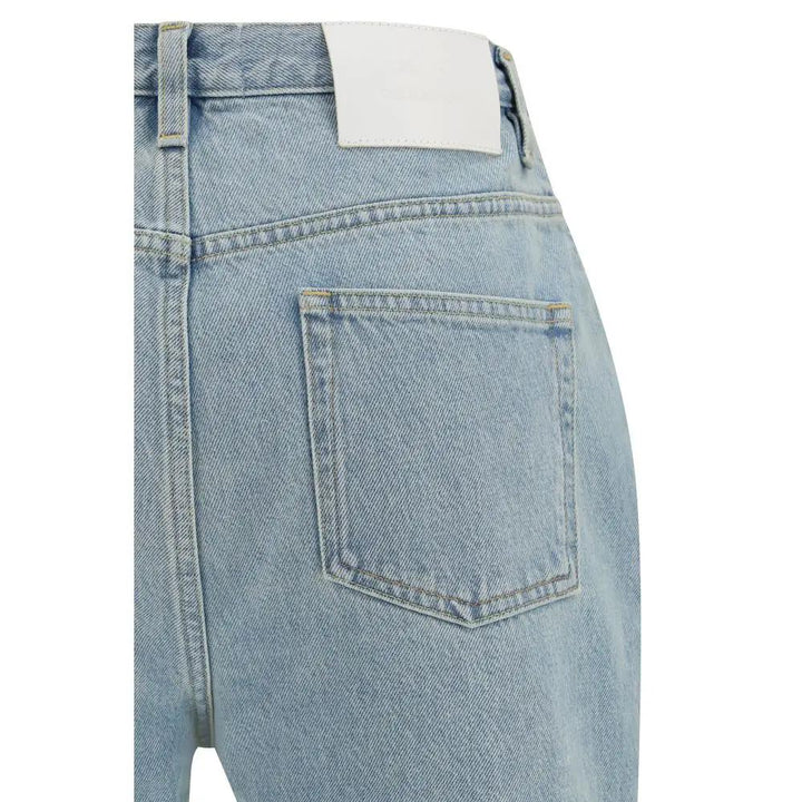 Loulou De Saison Sample Sale | Loulou De Saison Blue Cotton Straight-Leg Jeans - | Designer outlet