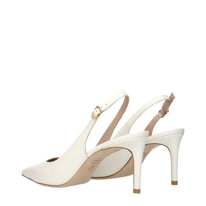Stuart Weitzman Beige Leather High Heel Pumps