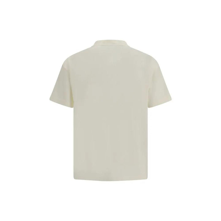 Palm Angels White Cotton T-Shirt